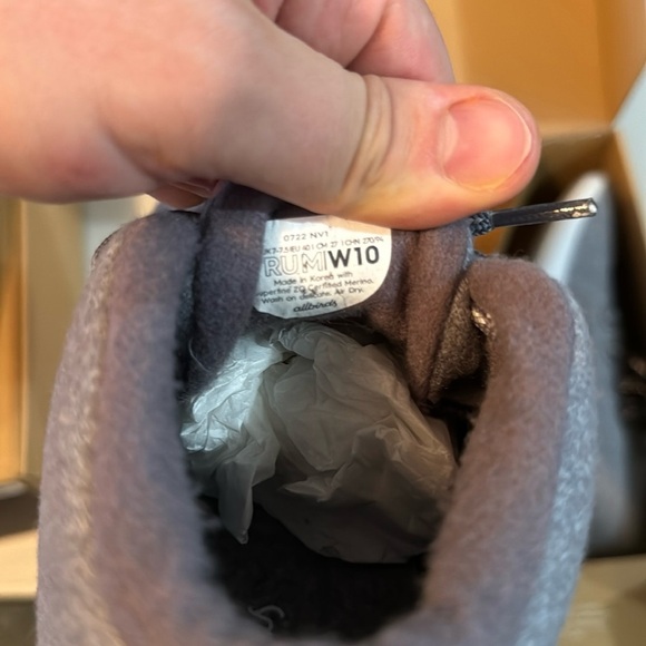 Women’s allbirds Wool Runner-up Mizzles in Light Grey - Picture 8 of 10